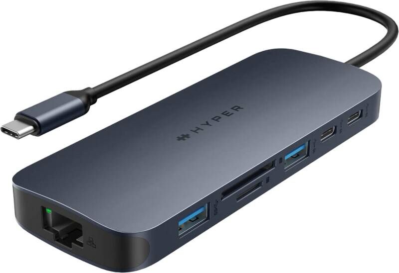 Hyper Drive EcoSmart Gen2 Dual HDMI USB-C 11-in-1 Dock 140 W