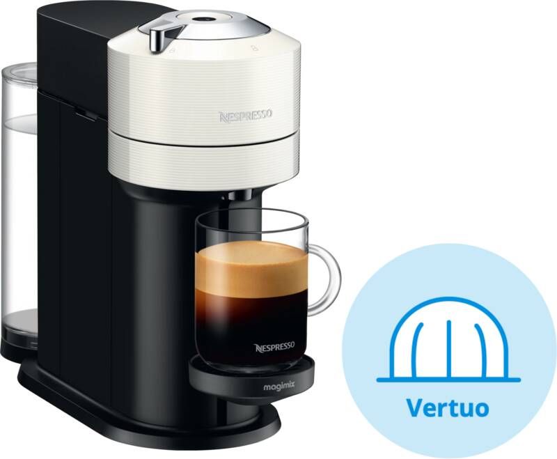 Nespresso Magimix Vertuo Next koffieapparaat (wit)
