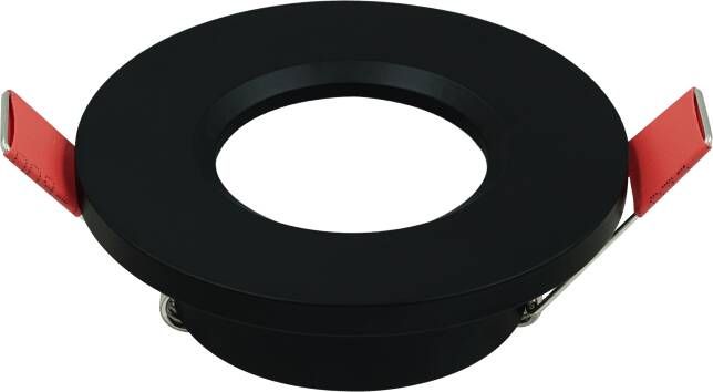 Tronix Inbouw armatuur zwart 50mm IP65 geschikt voor 50mmm LED lamp voor binnen en buiten
