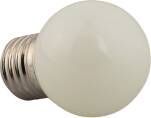 Tronix LED lamp wit 2700K feestverlichting P45 1W PVC bol E27 fitting