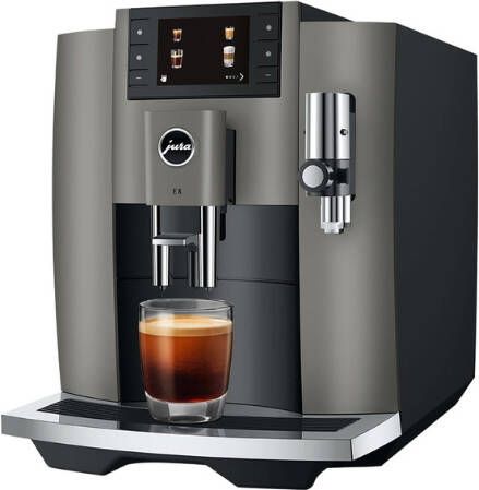 Jura E8 (EC) dark inox volautomatische koffiemachine