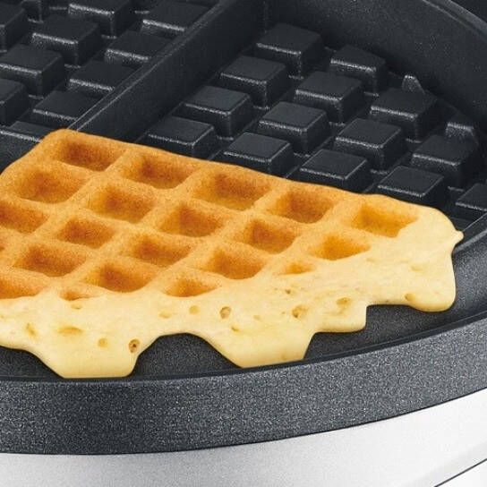 Sage THE NO-MESS WAFFLE Wafelmaker Zilver