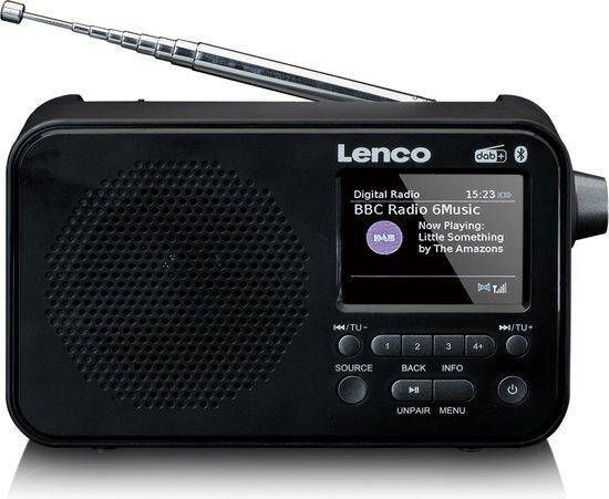 Lenco Digitale radio (dab+) PDR-036BK DAB+ FM-Radio