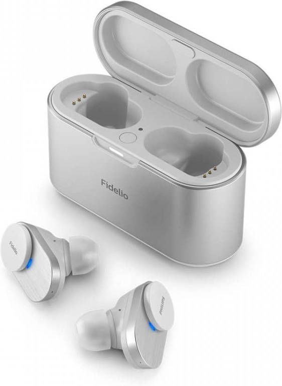Philips Fidelio T1 In-ear koptelefoon Draadloos Met ANC Zilver