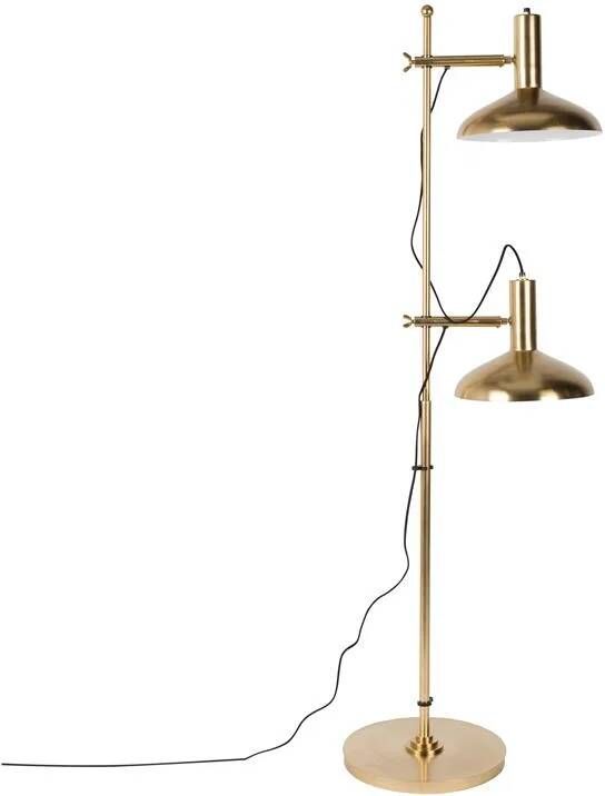 Dutchbone Vloerlamp Karish 2-lamps 160cm Goud