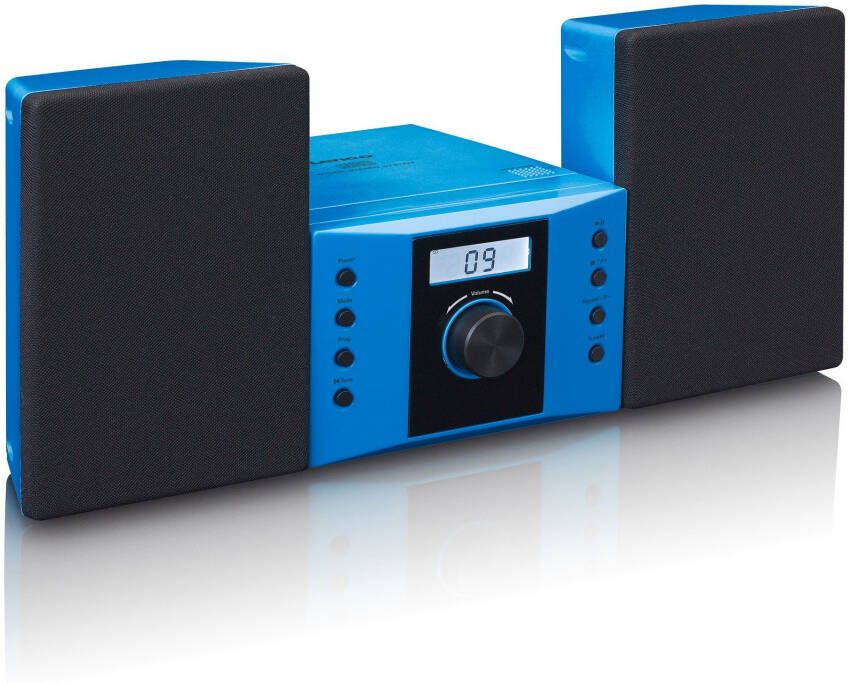 Lenco Stereoset Micro set met cd FM-radio aux-in sticker