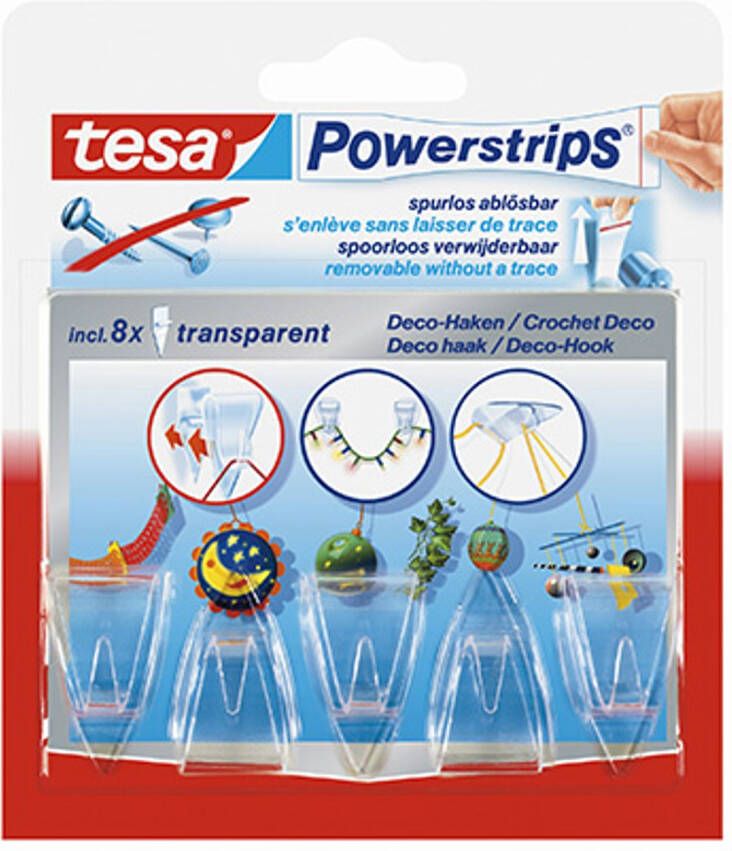 Tesa Powerstrips Zelfklevende Decoratie Haak 58051-10-01