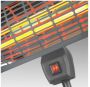 EUROM Hangende terrasverwarmer Grijs Elektrisch Quartz lamp - Thumbnail 5