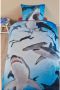Freek Vonk Happige Haaien dekbedovertrek Eenpersoons 140x200 Blauw - Thumbnail 3