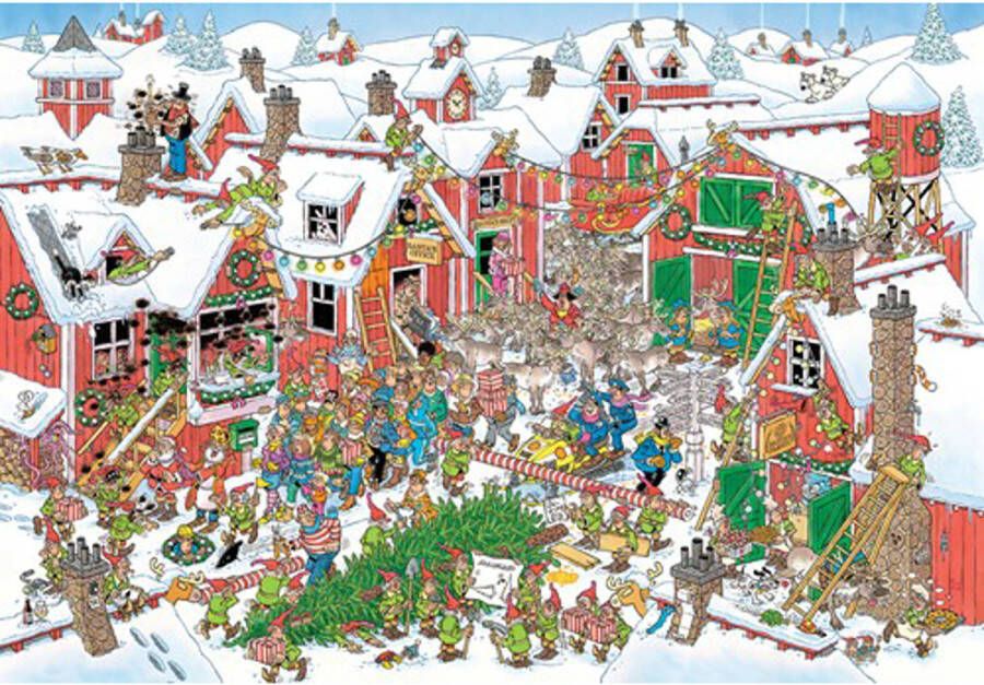 Jan van Haasteren Het dorp van de Kerstman legpuzzel 5000 stukjes
