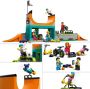 LEGO City Skatepark Set met Speelgoed Skateboard en Fiets 60364 - Thumbnail 4
