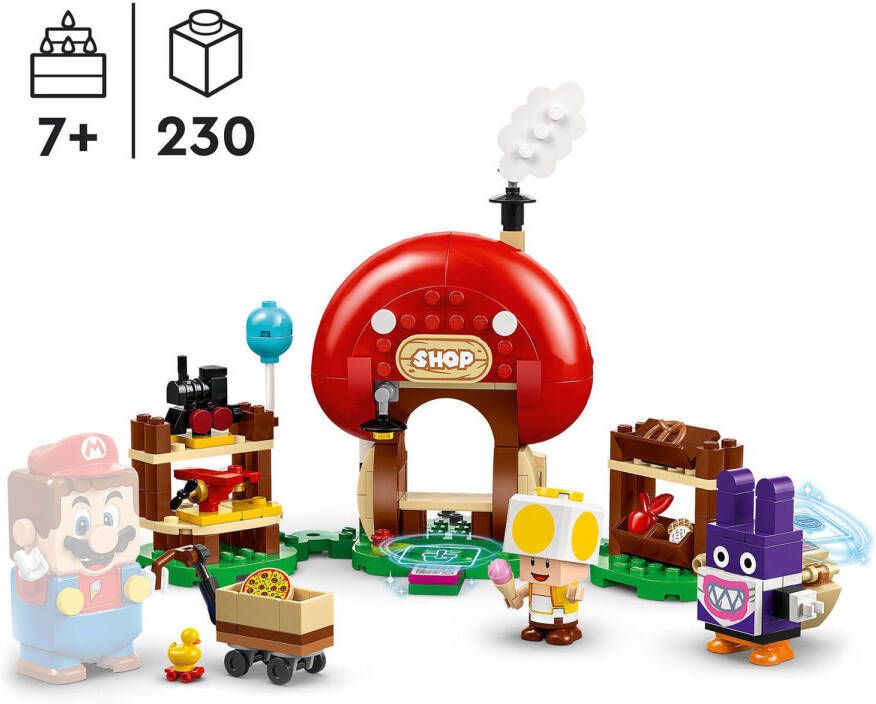 LEGO Super Mario Uitbreidingsset: Nabbit bij Toads winkeltje 71429