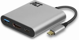 ACT USB-C naar USB en HDMI adapter met power delivery