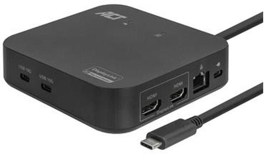 ACT Usb C Dual 4K Monitor DisplayLink Docking Station
