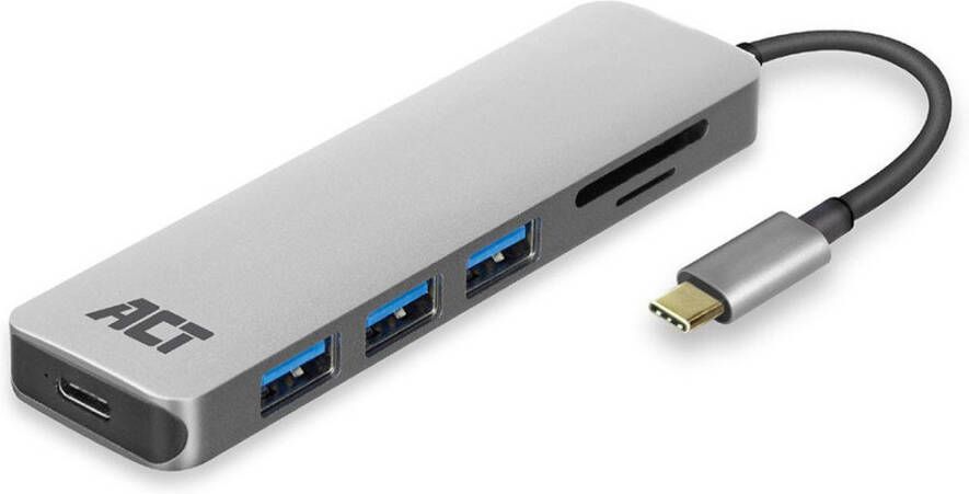 ACT USB-A USB-C Multiport Adapter AC7050 | USB-Hubs | 8716065395556
