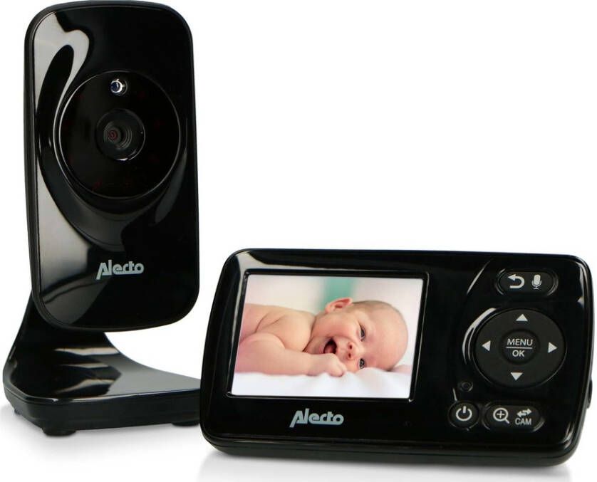 Alecto Video Baby Monitor Black DVM-71 | Babyfoons | 8712412593507