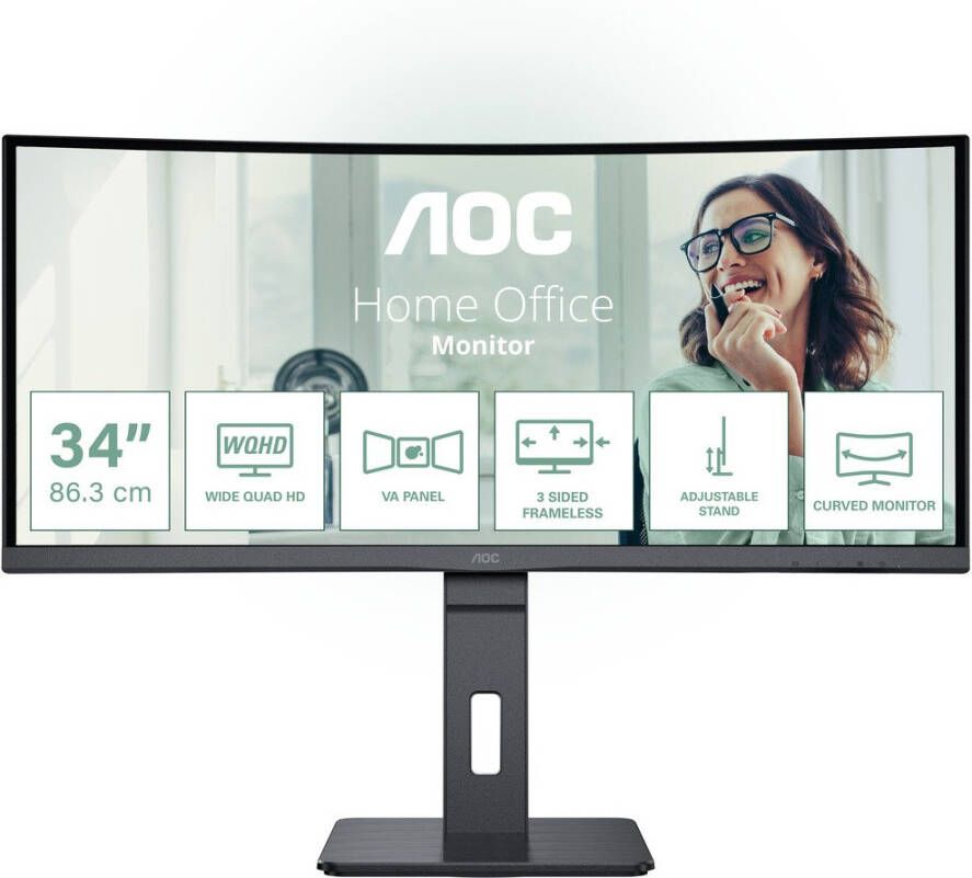 AOC CU34P3CV | Monitoren voor thuis&kantoor | 4038986110730