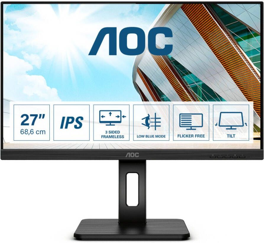 AOC Pro Q27P2Q | Monitoren voor thuis&kantoor | Computer&IT Monitoren | 4038986187961