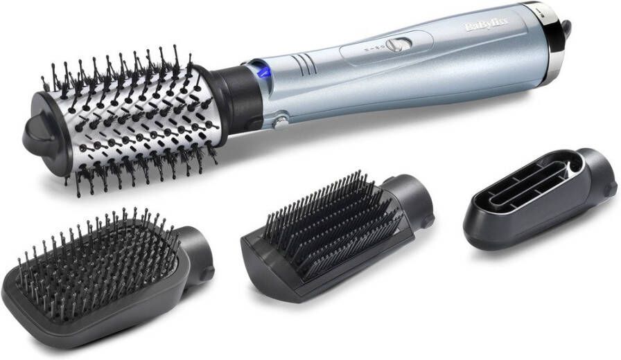 BaByliss Hydro-Fusion Smooth & Shape Föhnborstel AS774E Advanced Dual Ionic Airstyler 1000W Plasma Technology 4 multistyler accessories