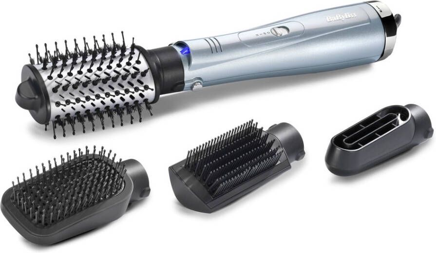 BaByliss Hydro-Fusion Smooth & Shape Föhnborstel AS774E Advanced Dual Ionic Airstyler 1000W Plasma Technology 4 multistyler accessories