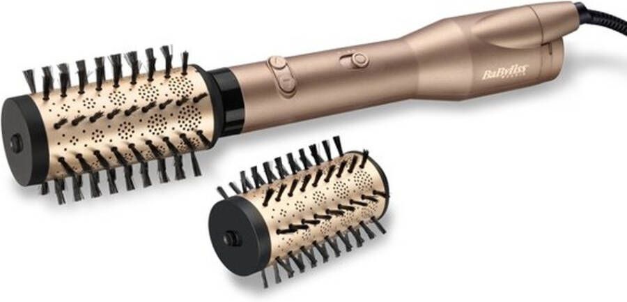 BaByliss Big Hair Dual Föhnborstel AS952E Roterende föhnborstel 2 roterende borstels Evenredige luchtverdeling [Airstyler] - Foto 3