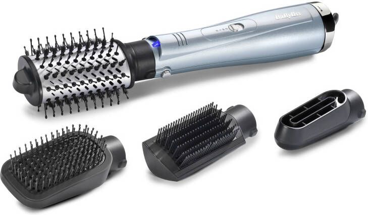 BaByliss Hydro-Fusion Smooth & Shape Föhnborstel AS774E Advanced Dual Ionic Airstyler 1000W Plasma Technology 4 multistyler accessories