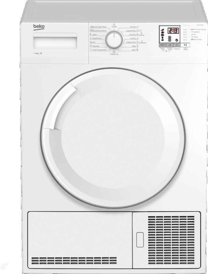 Beko Wasdroger DCU8235BXT | Droogkasten | Huishouden&Woning Wassen&Drogen | 8690842467295 - Foto 4
