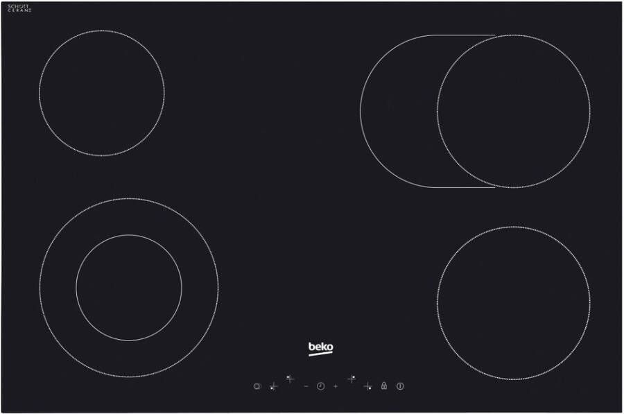 Beko Vitrokeramische Kookplaat HIC84401 | elektronica en media | Ongesorteerd | 8690842206290 - Foto 3