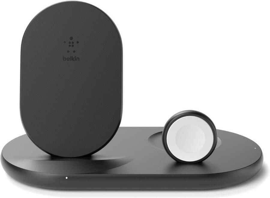Belkin BoostCharge 3-in-1 Wireless Charger Zwart | Draadloze opladers | 0745883795772