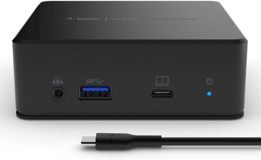 Belkin INC002vfBk USB C Dual Display Dock | Docking stations | Accessoires&Toebehoren Computer toebehoren | 0745883813667