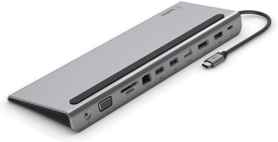 Belkin INC004btSGY USB C 11in1 hub | USB-Hubs | 0745883819843