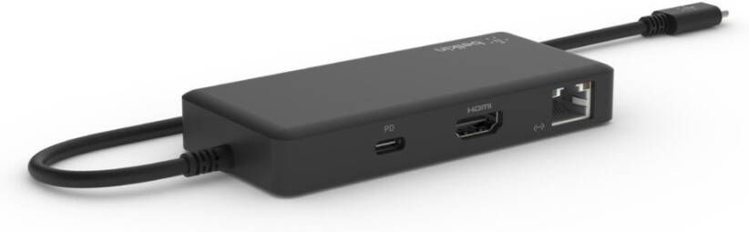 Belkin INC008btBK USB-C 5-in-1 Travel Dock | Docking stations | 0745883837113