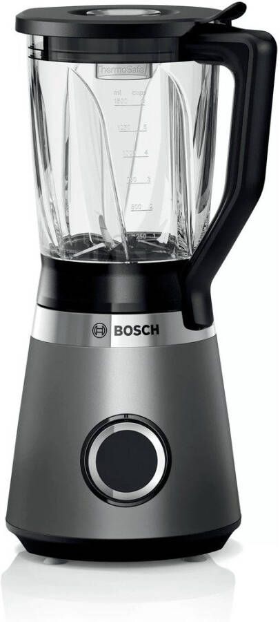 BOSCH Blender MMB6172S VitaPower Serie 4 30.000 tpm thermosafe glazen pot (1 5 l) inclusief stop - Foto 4