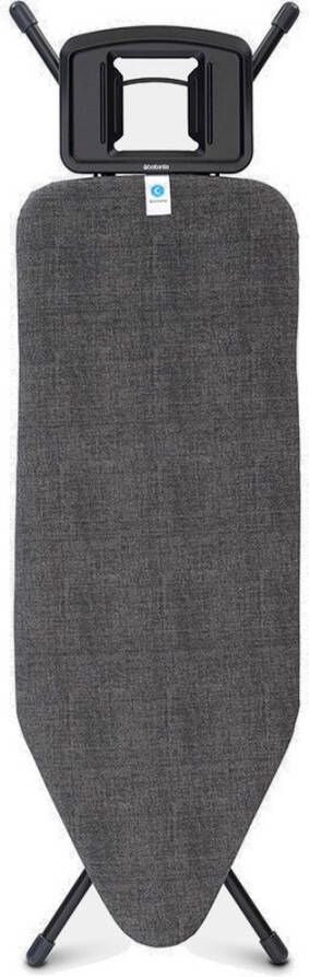 Brabantia Strijkplank C 124x45 cm Denim Black met solide strijkijzerhouder Black - Foto 4