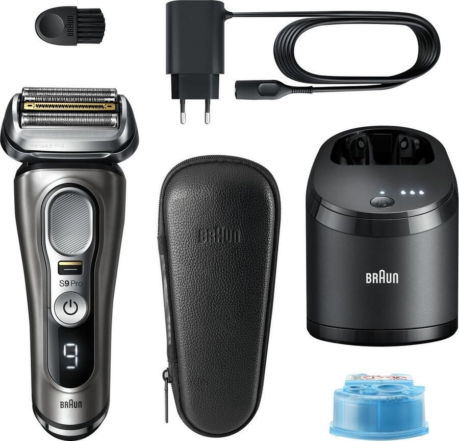 Braun Series 9 Pro 9465cc Elektrisch Scheerapparaat Mannen met Reinigingsstation Wet & Dry scheerapparaten