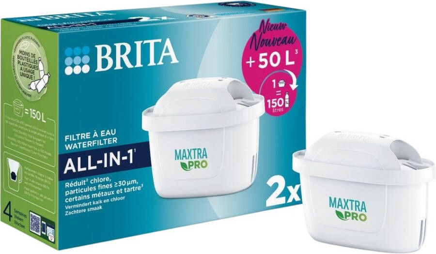 Brita Filterpatronen MxPro 2-Pack 1050413 | Waterfilterkannen | 4006387120450