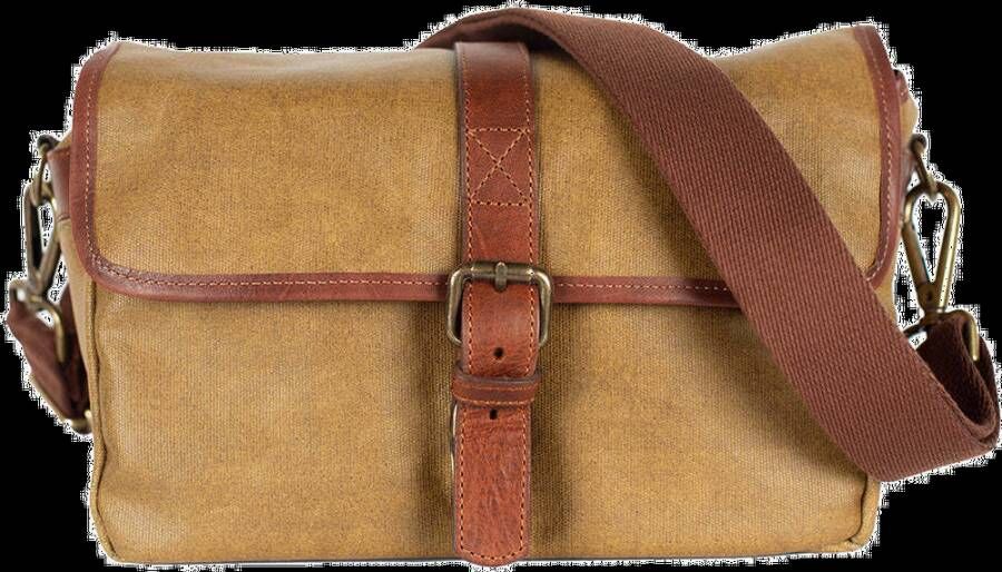 Bronkey Paris Camera Bag Waxed Canvas Olive Green Limited Ed | Schoudertassen | 8436592714322