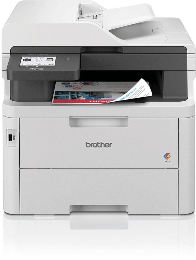 Brother 4-in-1 multifunctionele LED-kleurenprinter MFC-L3760CDW Ethernet en Wifi