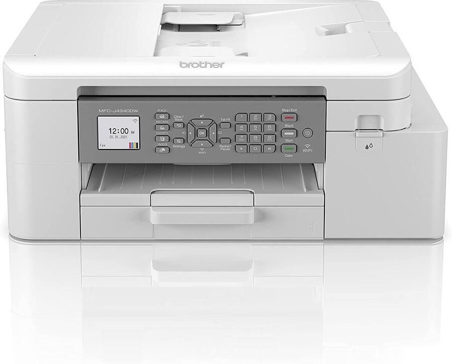 Brother MFCJ4340DWE Multifunctionele inkjetprinter (kleur) A4 Printen scannen kopiëren faxen ADF Duplex USB WiFi