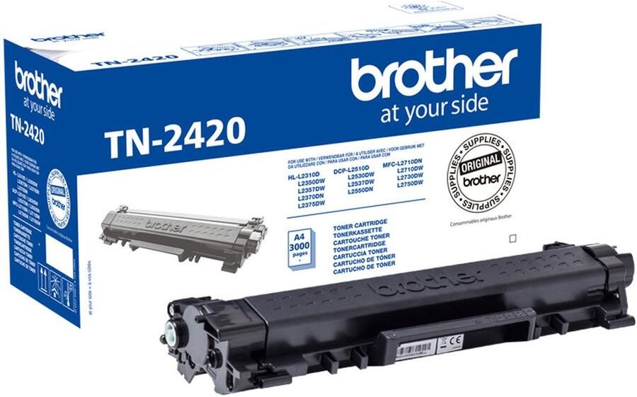 Brother TN2420 toner black 3000 pages | Cartridges&Toners | Computer&IT Printen&Scannen | TN-2420