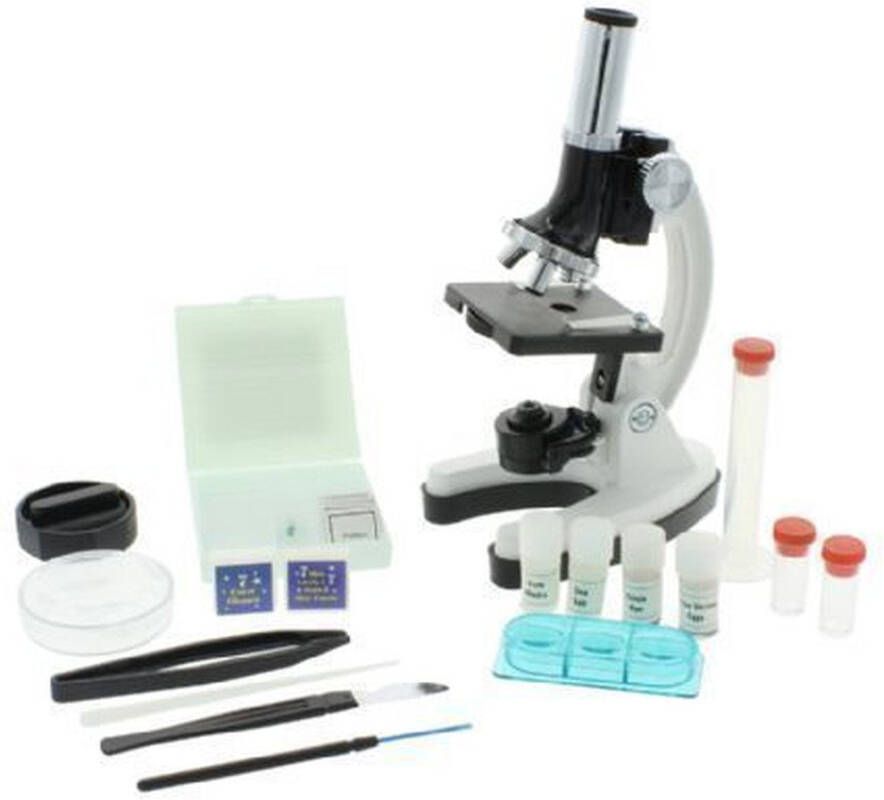 Byomic Beginners Microscoopset 100 400 en 900x in Koffer | Microscopen | 8718127022318