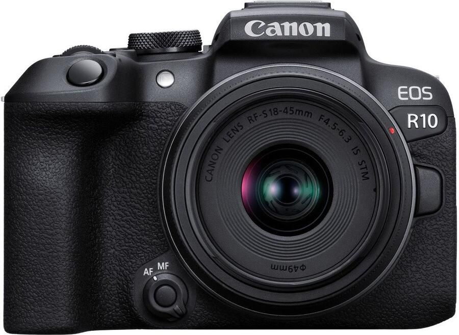 Canon EOS R10 + RF-S 18-45mm IS STM | Top 10 Systeemcamera's | Fotografie Camera s | 4549292189773