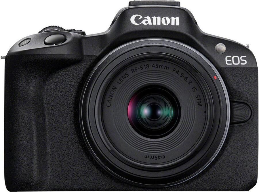 Canon EOS R50 Zwart + RF-S 18-45 IS STM-kit | Camera aanbiedingen | Fotografie Camera s | 4549292205046