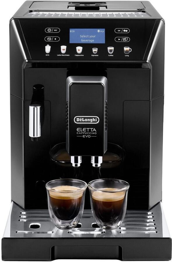 De'Longhi Volautomatisch koffiezetapparaat ECAM 46.860.B Eletta Evo zwart inclusief onderhoudsset ter waarde van € 31 99 vap