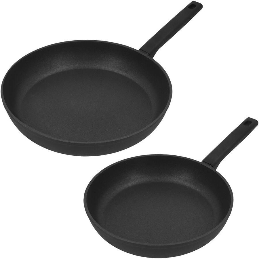 DEMEYERE Alu Comfort 3 Koekenpan – Duraslide Anti Aanbak Pan Inductie Pannenset 24 cm + 28 cm