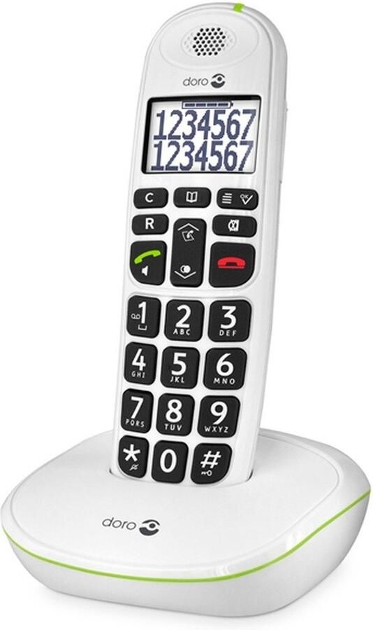 Doro PhoneEasy 110 Wit | Smartphones tablets en meer | Telefonie&Tablet Vaste telefoons | 380107