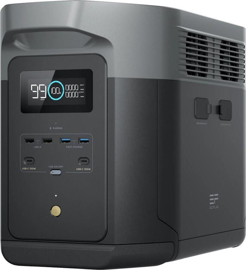 Ecoflow EU EcoFlow DELTA 2 Max Draagbare Power Station 2400W 2048 Wh EU - Foto 2