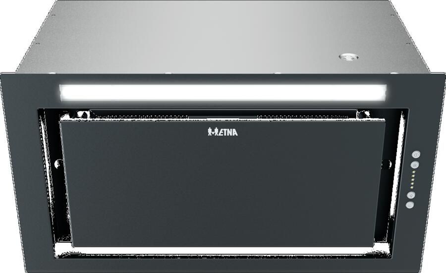 ETNA AI752ZT Inbouw afzuigkap 52 cm Mat zwart 650 m³ h Energielabel B Verlichting met LED strip - Foto 3