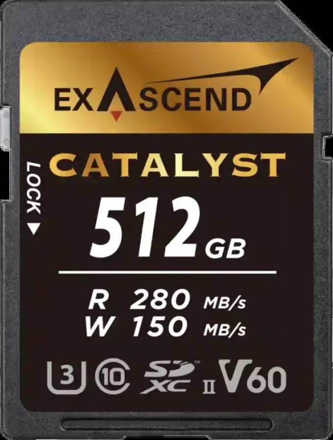 Exascend Catalyst UHS-II SD Card (V60) 512GB | Geheugenkaarten | Computer&IT Data opslag | 6972904953055