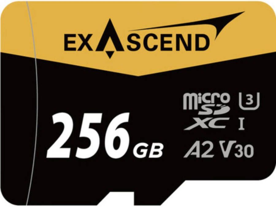 Exascend Micro SD Card(V30) 256GB | Geheugenkaarten | 6972904952294